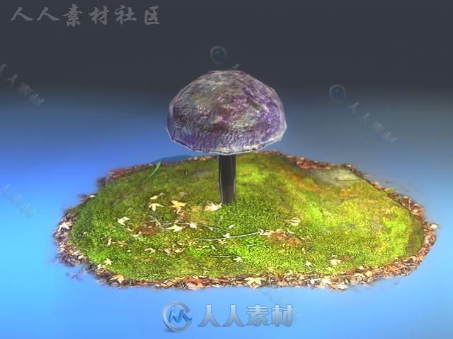 蘑菇植物模型Unity3D素材资源