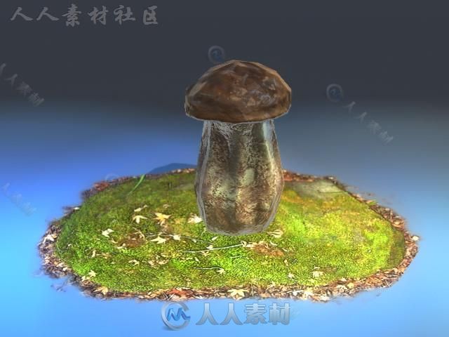 蘑菇植物模型Unity3D素材资源