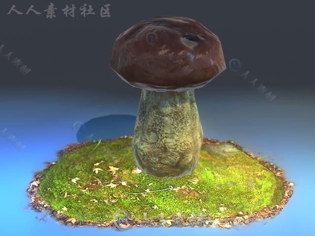 蘑菇植物模型Unity3D素材资源