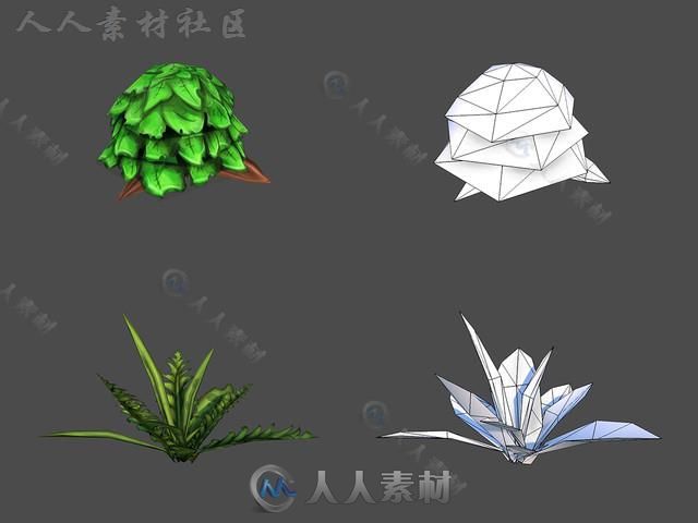 卡通海盗包模型Unity3D素材资源