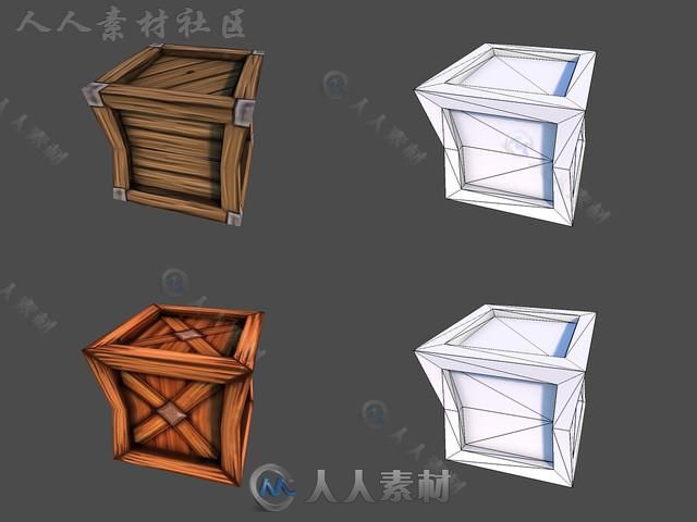 卡通海盗包模型Unity3D素材资源