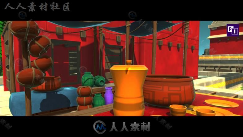 卡通的国度幻想环境模型Unity3D素材资源