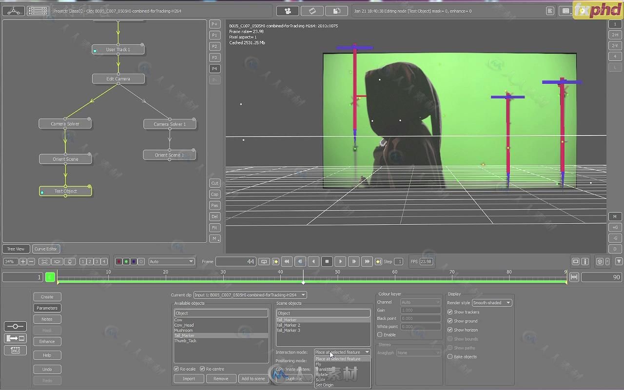 PFTrack复杂场景三维跟踪技术实例训练视频教程 FXPHD PFT303 ADVANCED PFTRACK 3D ...
