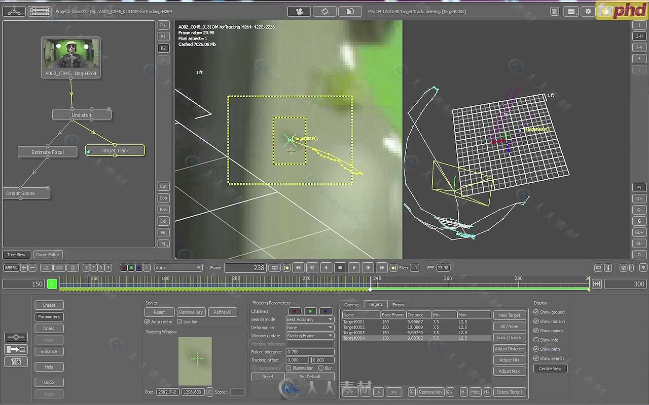 PFTrack复杂场景三维跟踪技术实例训练视频教程 FXPHD PFT303 ADVANCED PFTRACK 3D ...