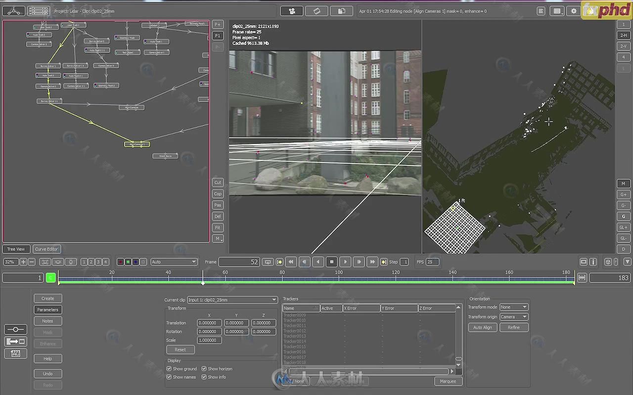 PFTrack复杂场景三维跟踪技术实例训练视频教程 FXPHD PFT303 ADVANCED PFTRACK 3D ...