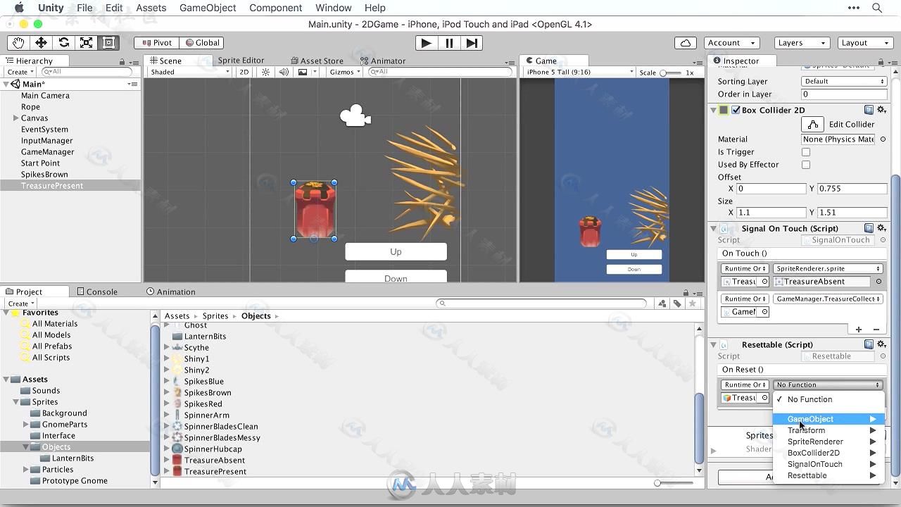 Unity精美2D二维游戏制作视频教程 INFINITESKILLS CREATING 2D GAMES WITH UNITY