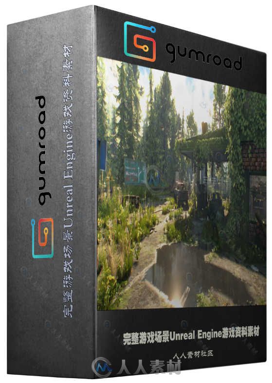 完整游戏场景Unreal Engine游戏资料素材 GUMROAD UNREAL ENGINE 4 THE LAST STOP S...