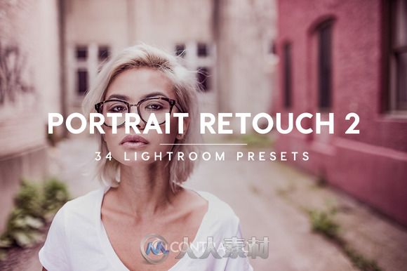 人像修饰lightroom预设第二版Contrastly Portrait Retouch Lightroom Presets Volu...