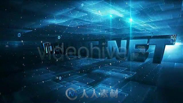 超酷科技代码展示视频影视片头AE模板 Videohive Code Awake 170691