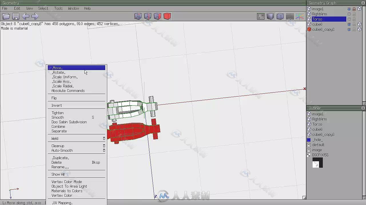 Wings3D初学者建模基础训练视频教程 GUMROAD LEARN WINGS3D