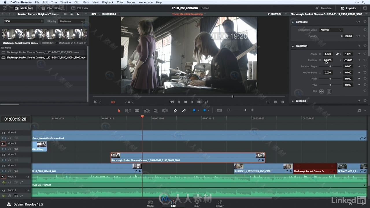 DaVinci达芬奇与其他剪辑软件时间线往返编辑视频教程 DaVinci Resolve Guru Moving...