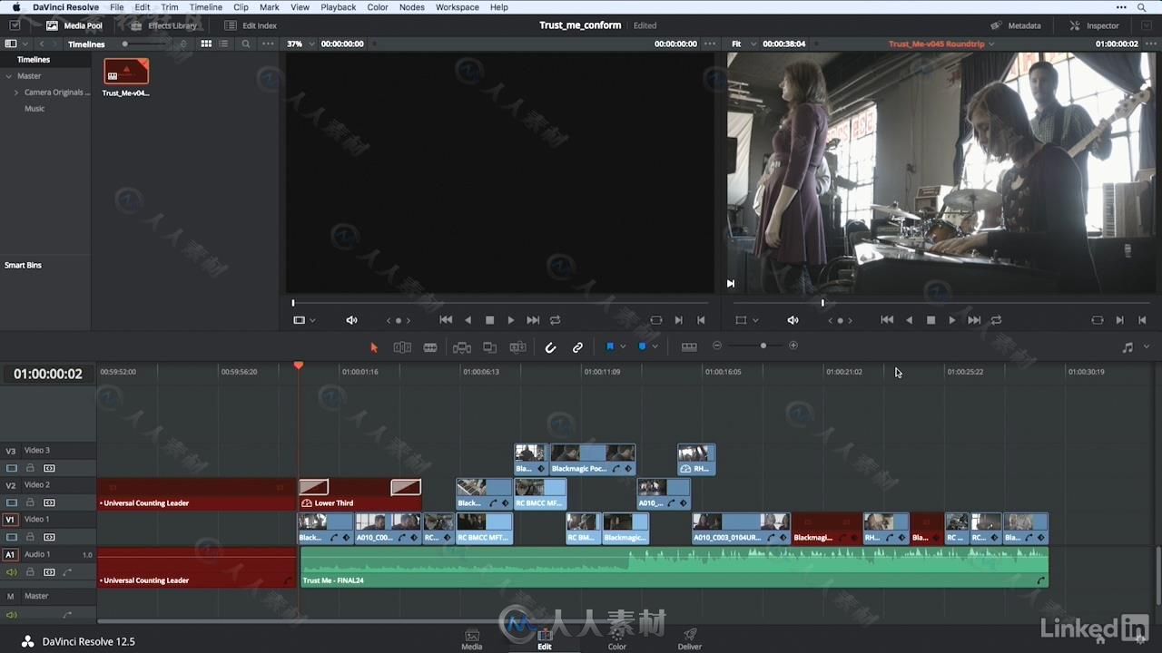 DaVinci达芬奇与其他剪辑软件时间线往返编辑视频教程 DaVinci Resolve Guru Moving...