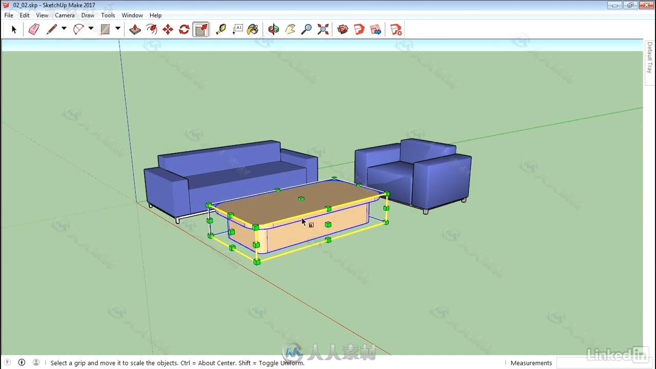 SketchUp 2017全面核心训练视频教程 SketchUp 2017 Essential Training