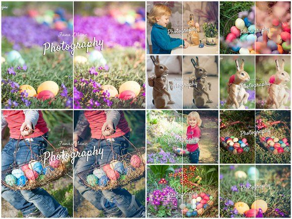 复活节复古照片调色lightroom预设Easter Vintage LR Preset Bundle - CM 177780