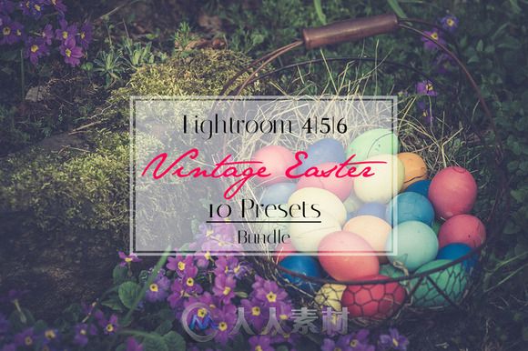 复活节复古照片调色lightroom预设Easter Vintage LR Preset Bundle - CM 177780