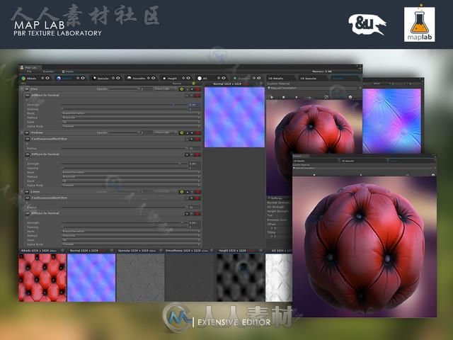 简单制作普通图像的PBR材料设计编辑器扩充Unity素材资源