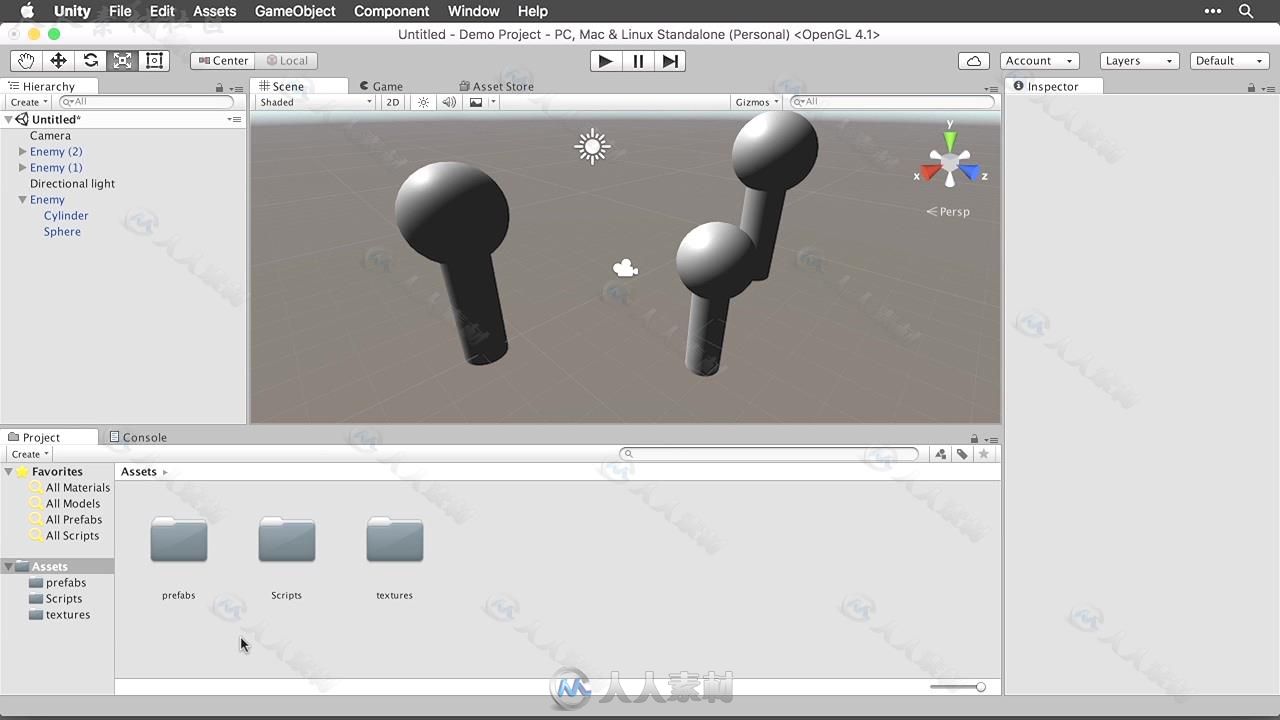 Unity游戏开发基础训练视频教程 INFINITESKILLS GETTING STARTED WITH GAME DEVELO...