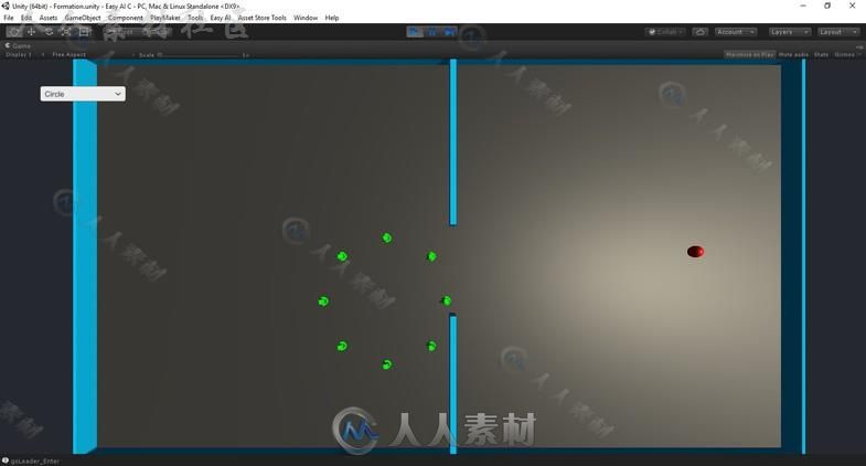 轻松创建和修改游戏项目的动态AI脚本Unity素材资源