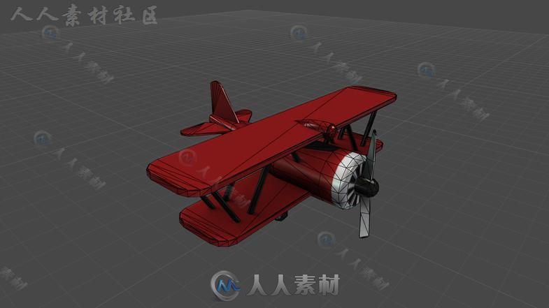 飞机热气球货物模型集合空中汽车模型Unity3D素材资源