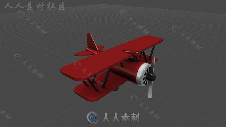 飞机热气球货物模型集合空中汽车模型Unity3D素材资源