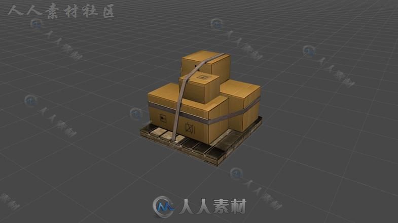 飞机热气球货物模型集合空中汽车模型Unity3D素材资源