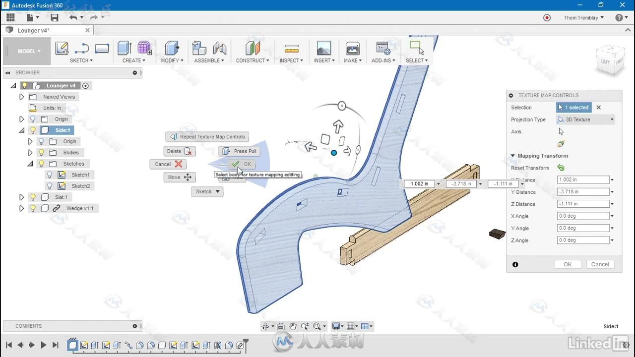 Fusion360木材质感家具设计实例训练视频教程 Autodesk Fusion 360 Designing for Wood