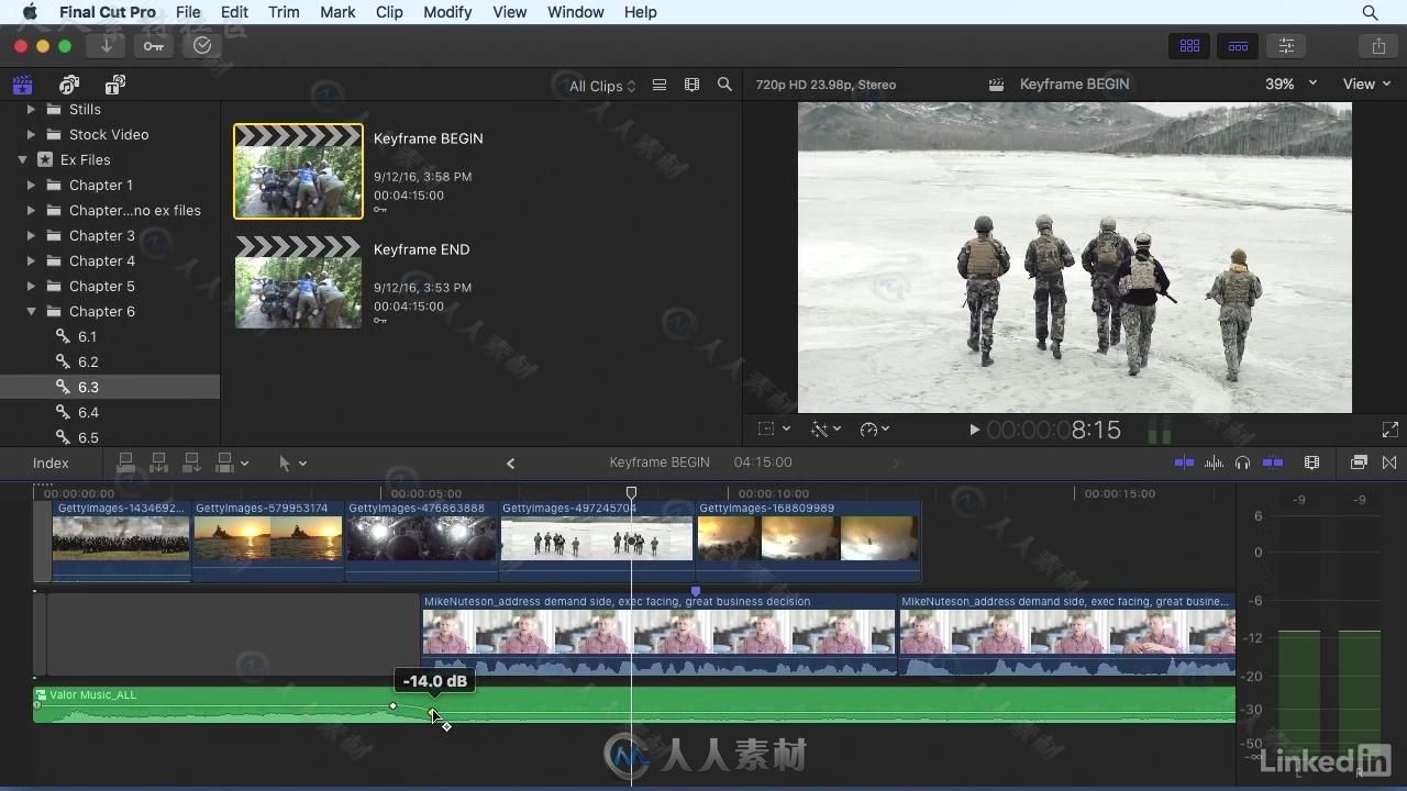 Final Cut Pro 10.3全面核心训练视频教程 Final Cut Pro X 10.3 Essential Training