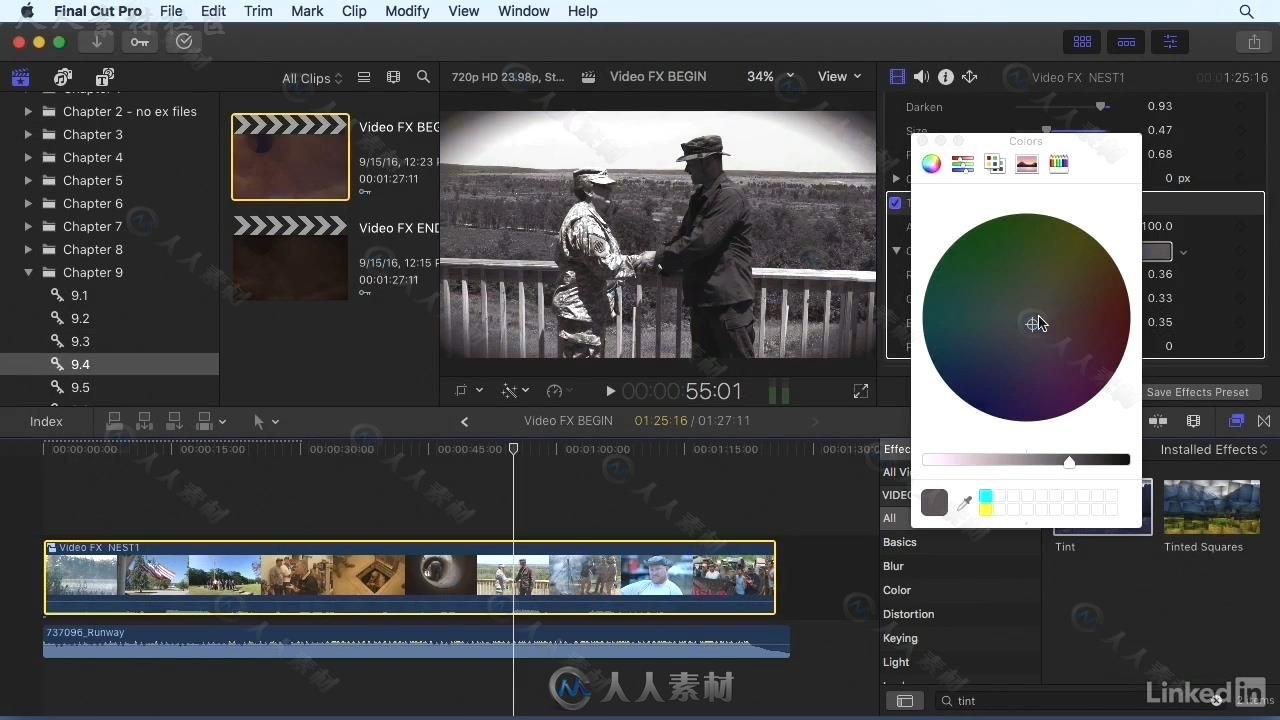 Final Cut Pro 10.3全面核心训练视频教程 Final Cut Pro X 10.3 Essential Training