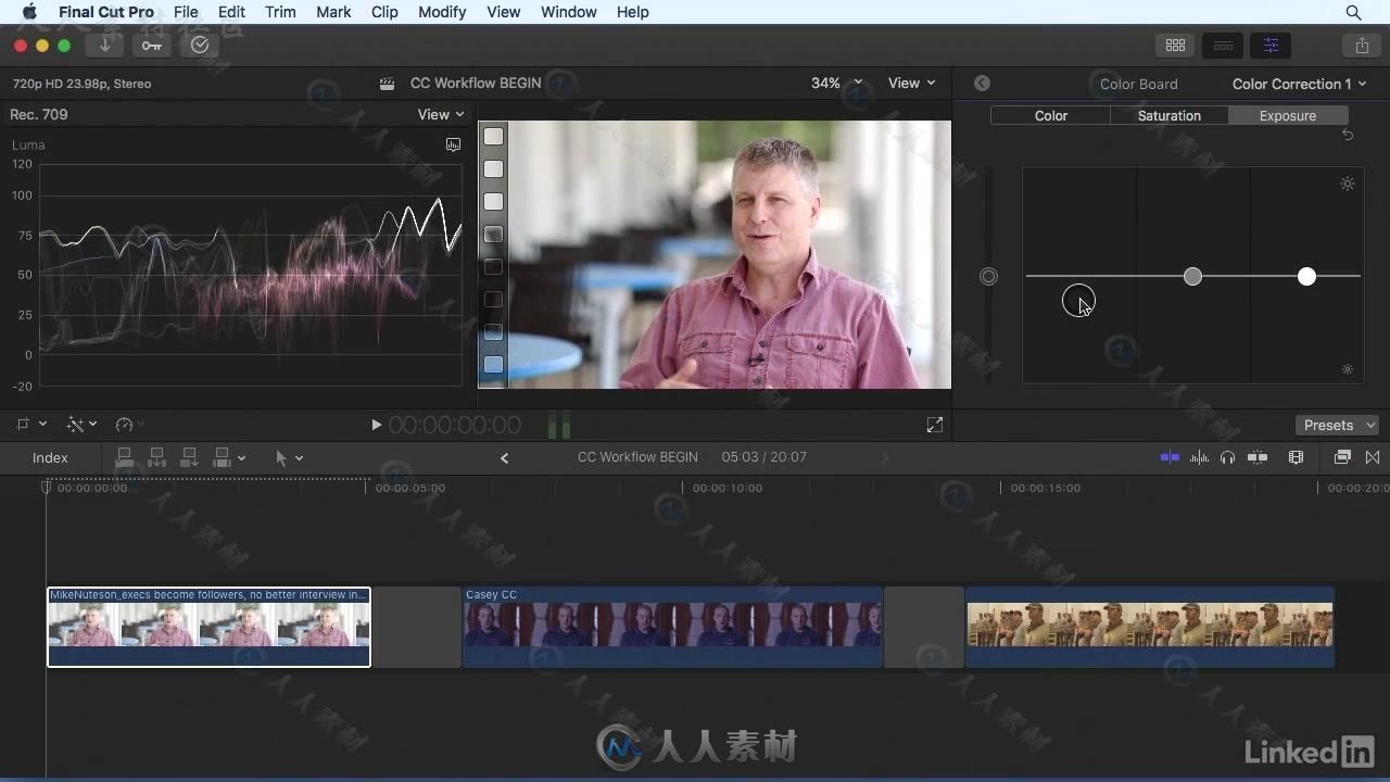 Final Cut Pro 10.3全面核心训练视频教程 Final Cut Pro X 10.3 Essential Training