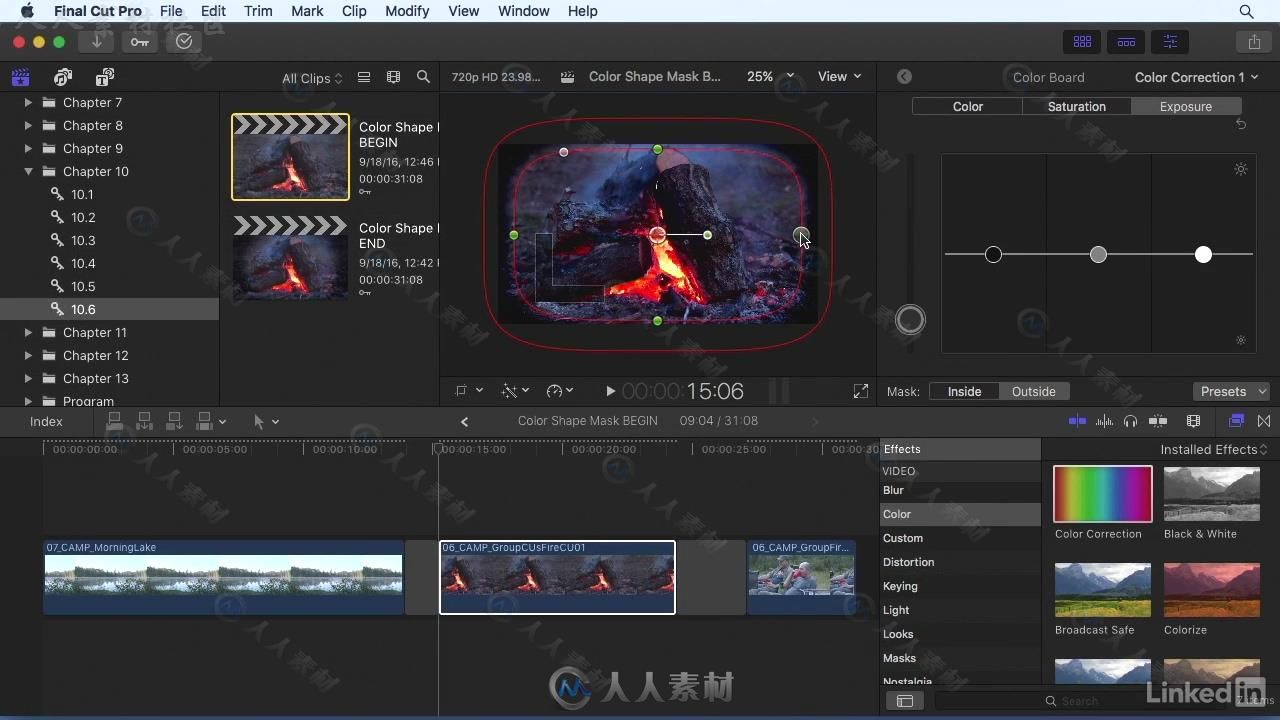 Final Cut Pro 10.3全面核心训练视频教程 Final Cut Pro X 10.3 Essential Training