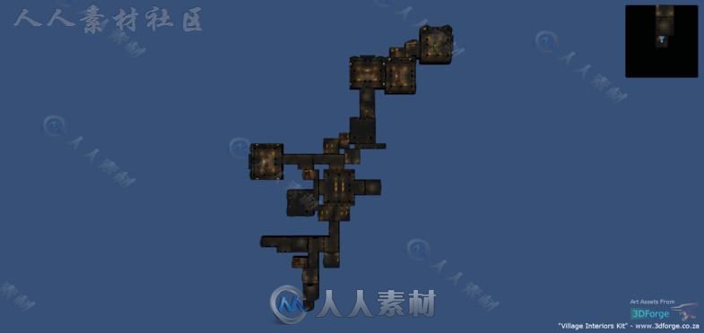 生成完整地牢程序脚本Unity素材资源