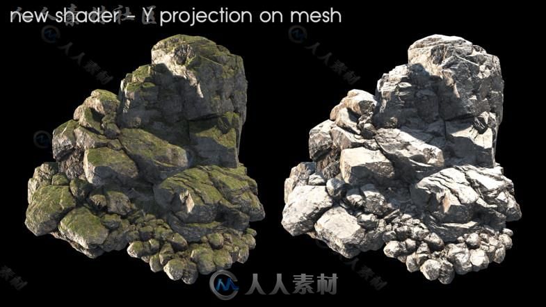 岩石和巨石模型Unity3D素材资源