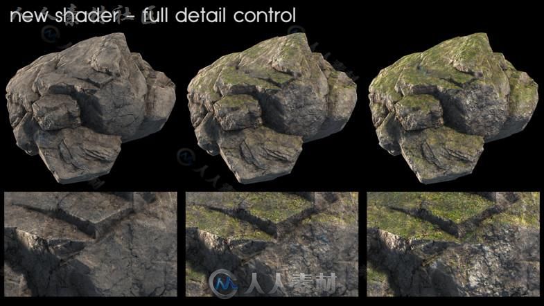 岩石和巨石模型Unity3D素材资源