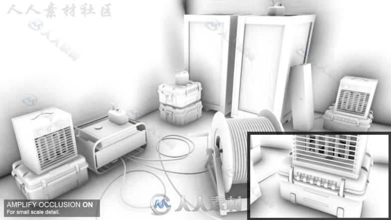 环境遮挡全屏幕及相机效果着色器Unity素材资源