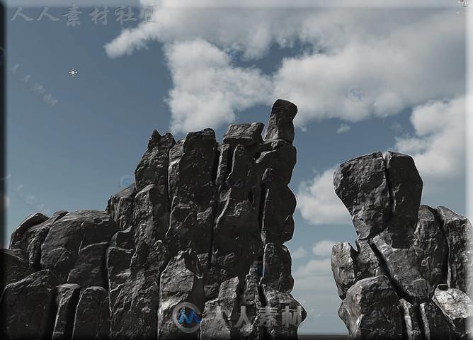 岩石风景环境模型Unity3D素材资源