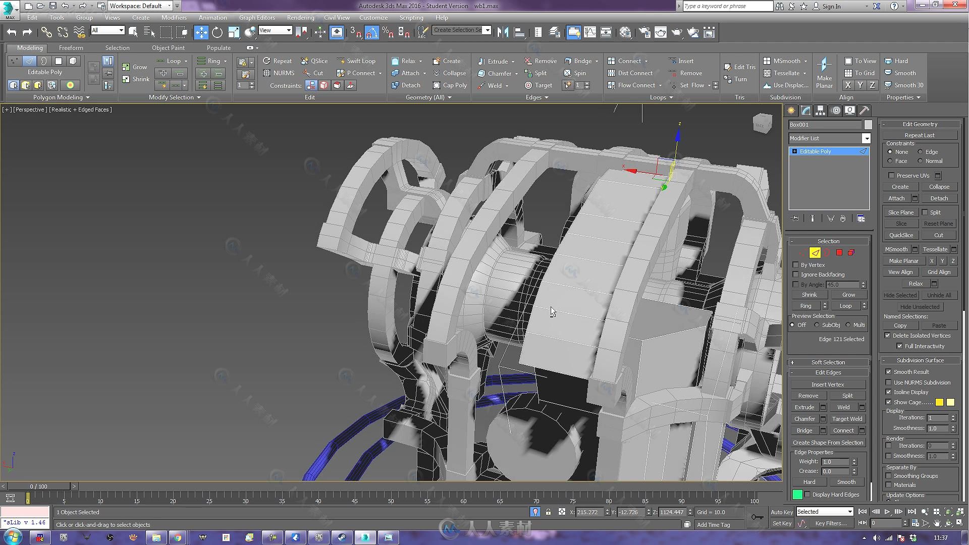 3dsMax高精度机器人建模实例训练视频教程 3D PALACE THE TEMPLAR ASSAULT MECH IMP...