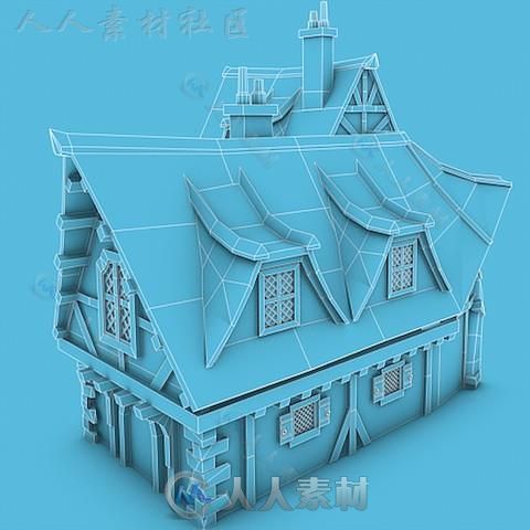 中世纪酒店历史环境模型Unity3D素材资源