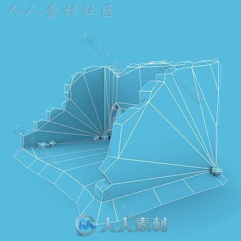 中世纪废墟历史环境模型Unity3D素材资源