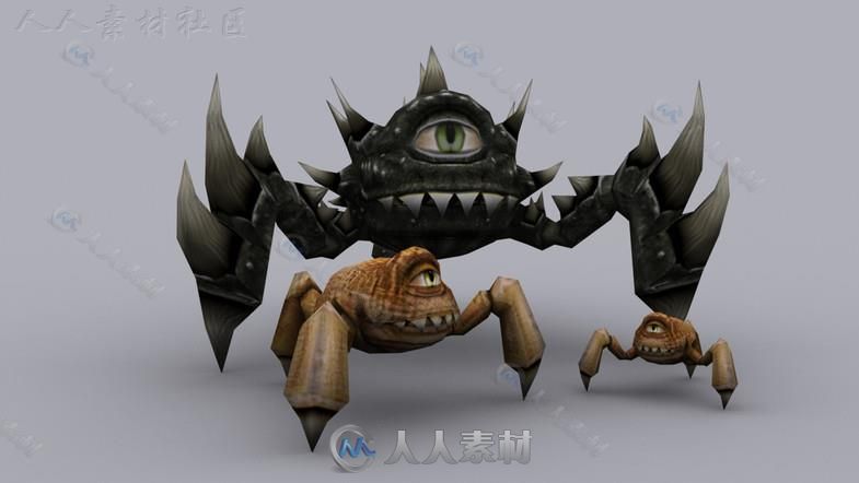 SCI FI型号科幻人形生物角色模型Unity3D素材资源