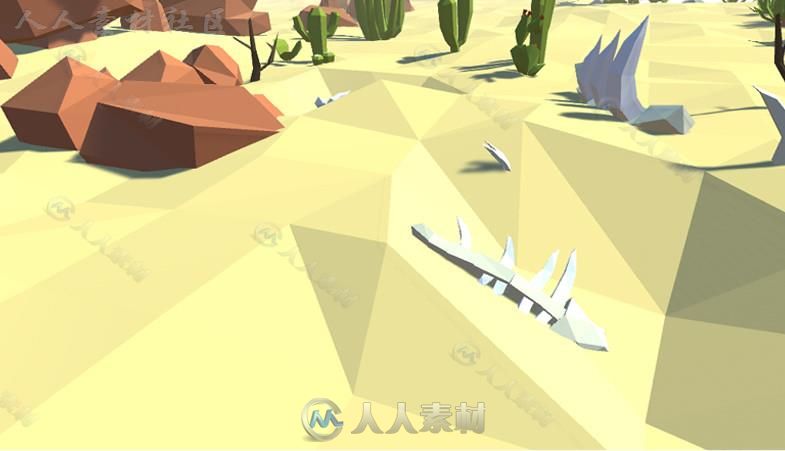 沙漠环境模型Unity3D素材资源