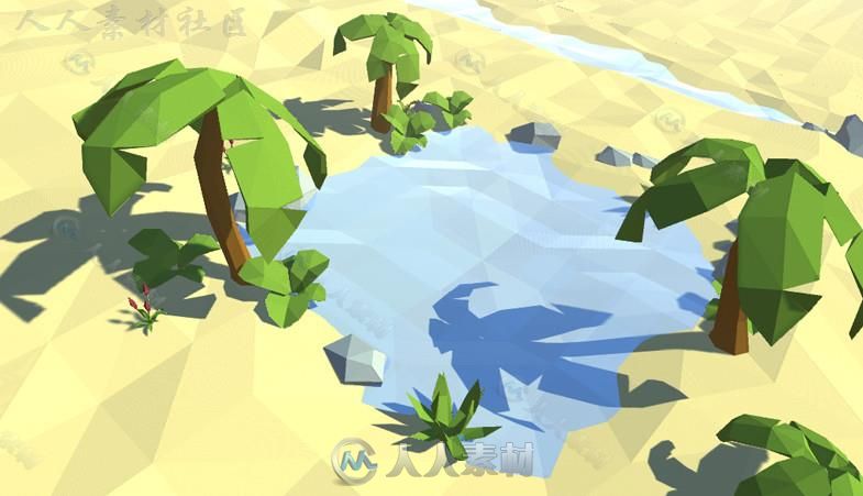 沙漠环境模型Unity3D素材资源