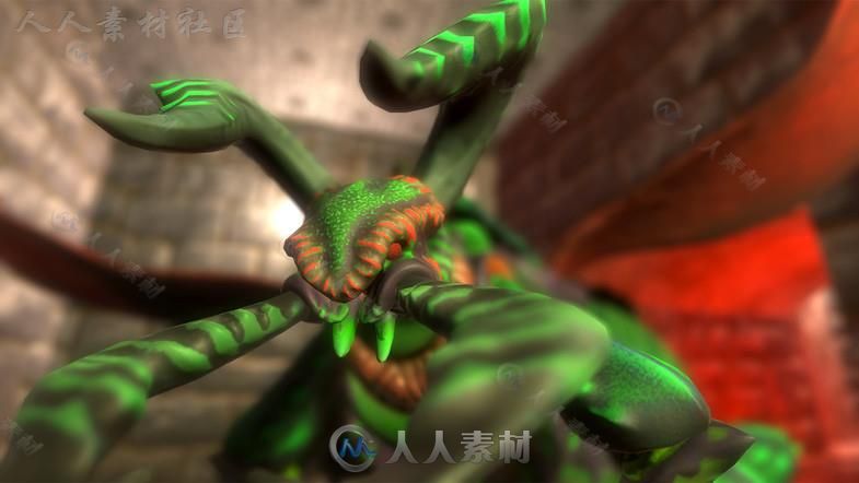 超级昆虫怪物生物角色模型Unity3D素材资源