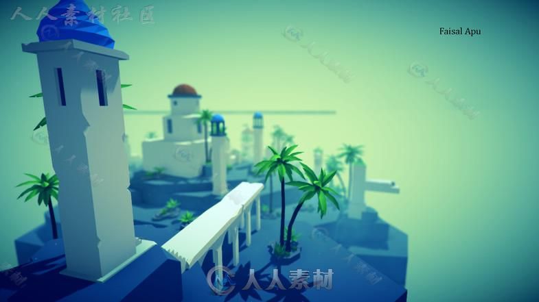 美丽的被遗忘的岛屿幻想环境模型Unity3D素材资源