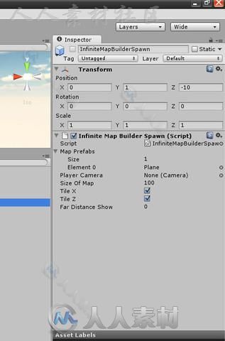 无限地图生成器脚本Unity素材资源