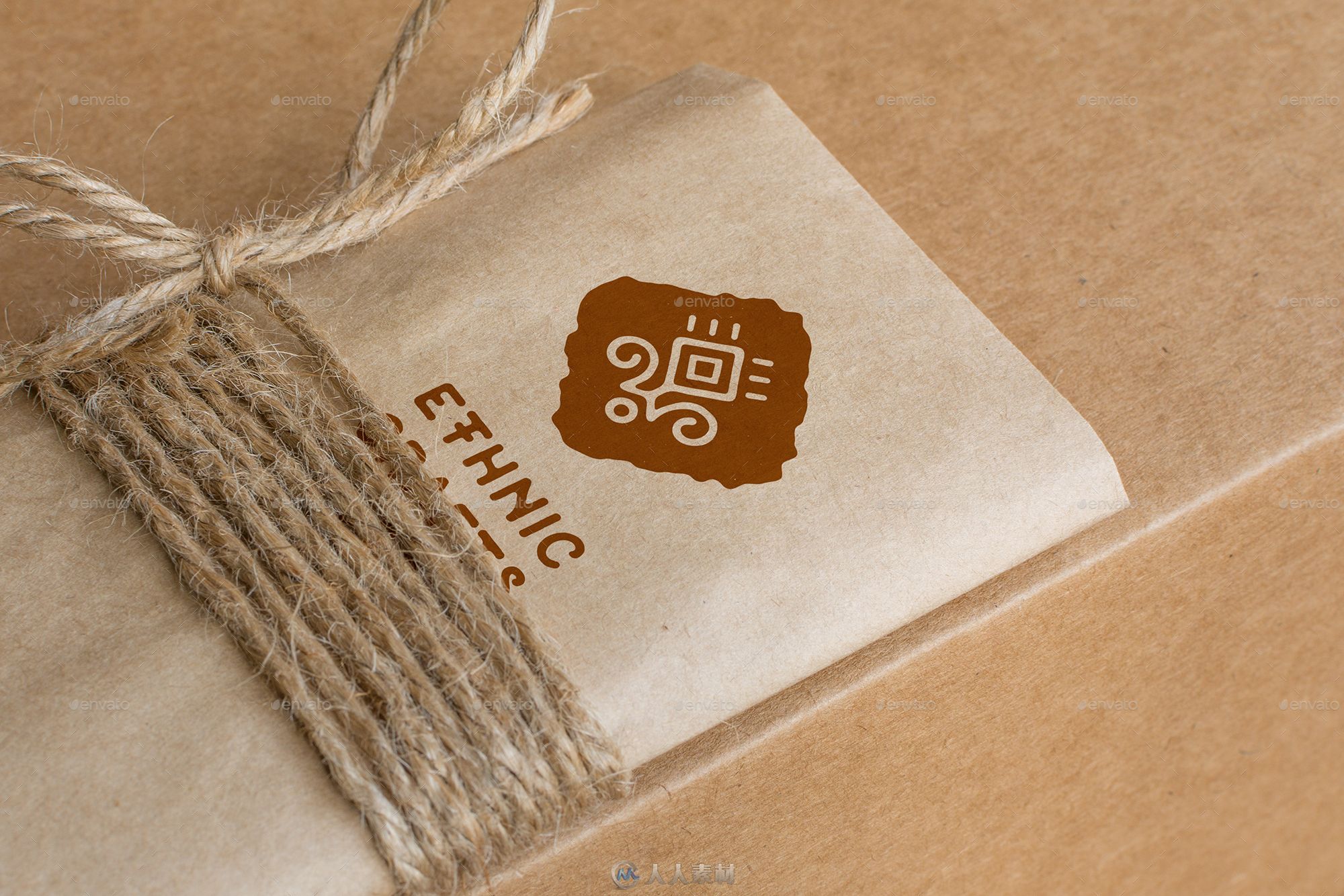 牛皮纸LOGO设计展示PSD模板logo-mockup-pack-craft-and-cardboard-edition-16698299