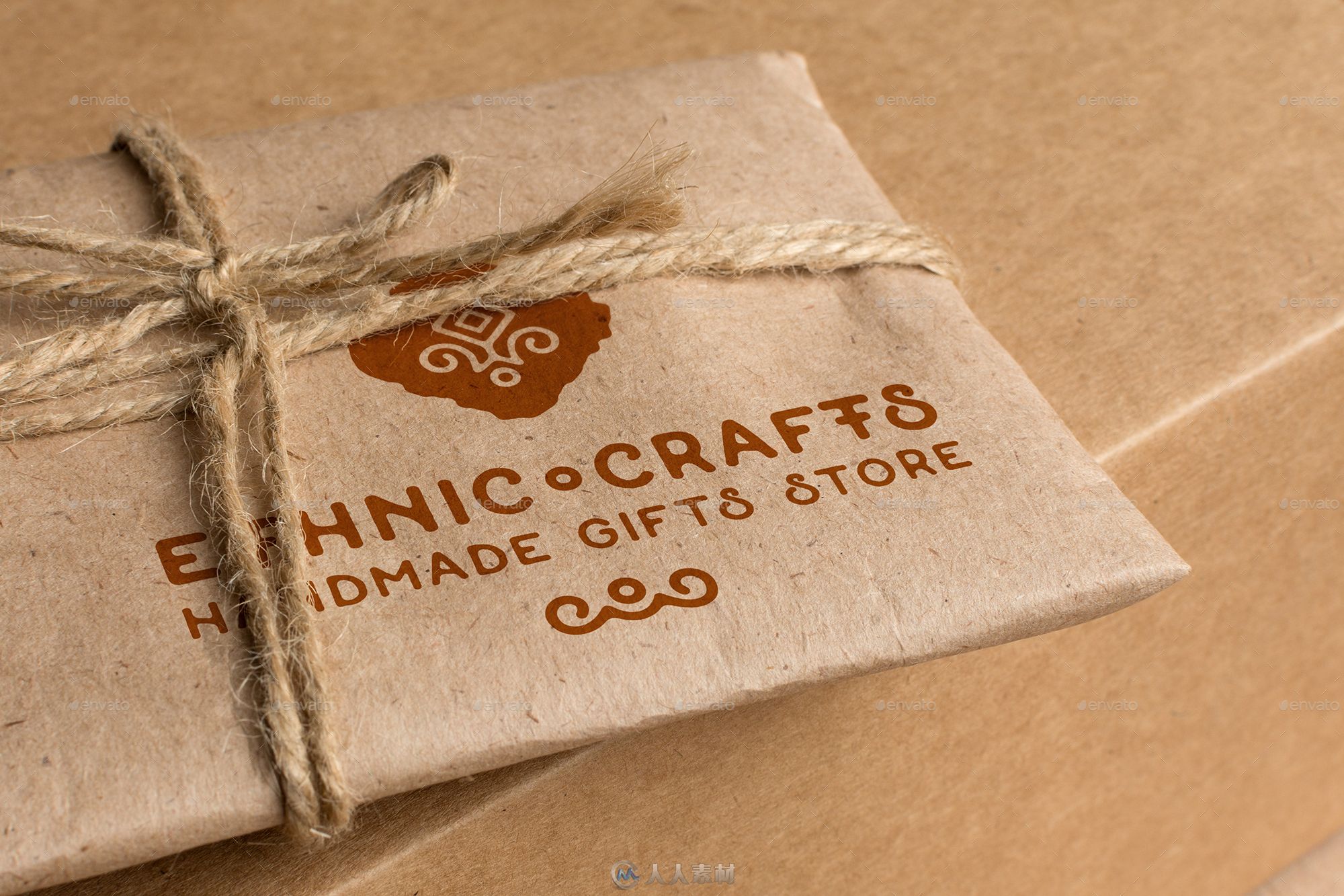 牛皮纸LOGO设计展示PSD模板logo-mockup-pack-craft-and-cardboard-edition-16698299