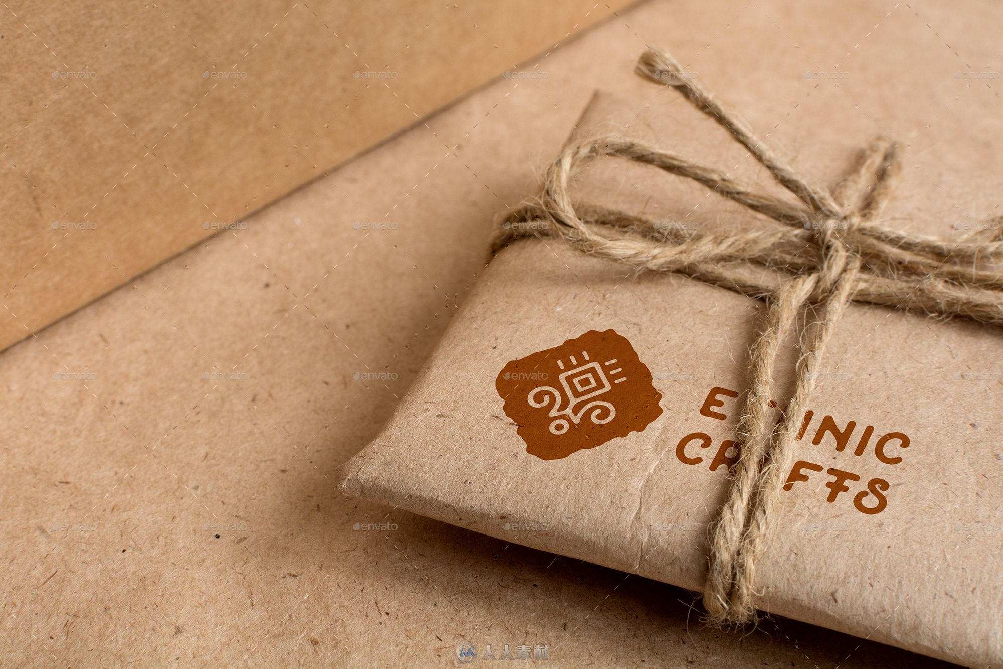 牛皮纸LOGO设计展示PSD模板logo-mockup-pack-craft-and-cardboard-edition-16698299