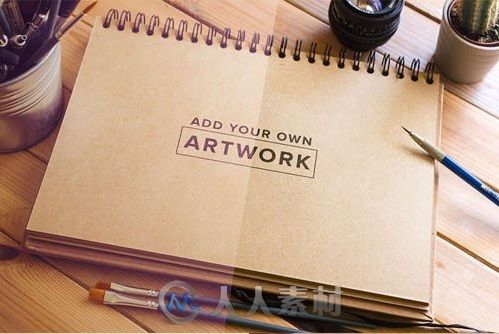 4款绘画笔记本展示PSD模板4.Sketchbook.PSD.MockUp.121116