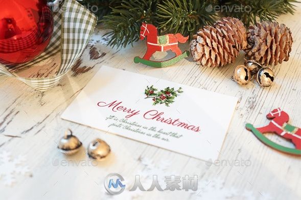 圣诞卡片展示PSD模板christmas-card-mockup-9662605