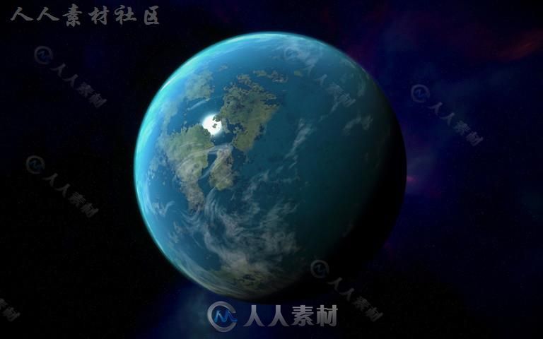 太空行星科幻环境模型Unity3D素材资源